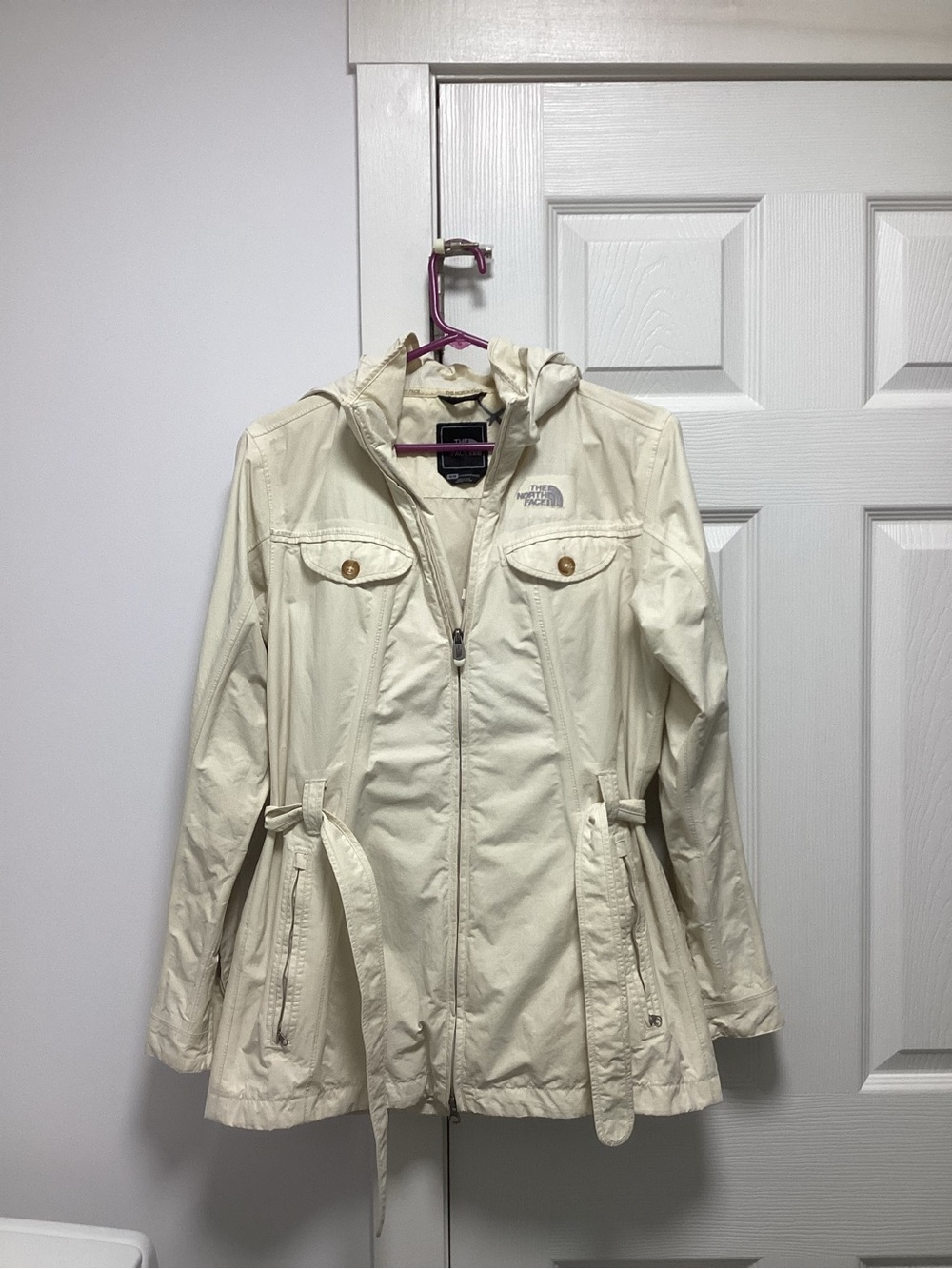 The North Face Women's Ivory Hooded Trench Jacket